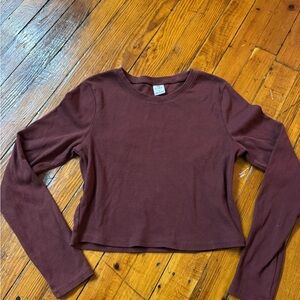 Zine Clothing Maroon Long Sleeve Tee